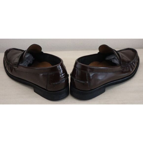 Florsheim 12195-601 Men's Sz 7.5D Burgundy Berkley Flex Penny Loafers - Picture 10 of 11